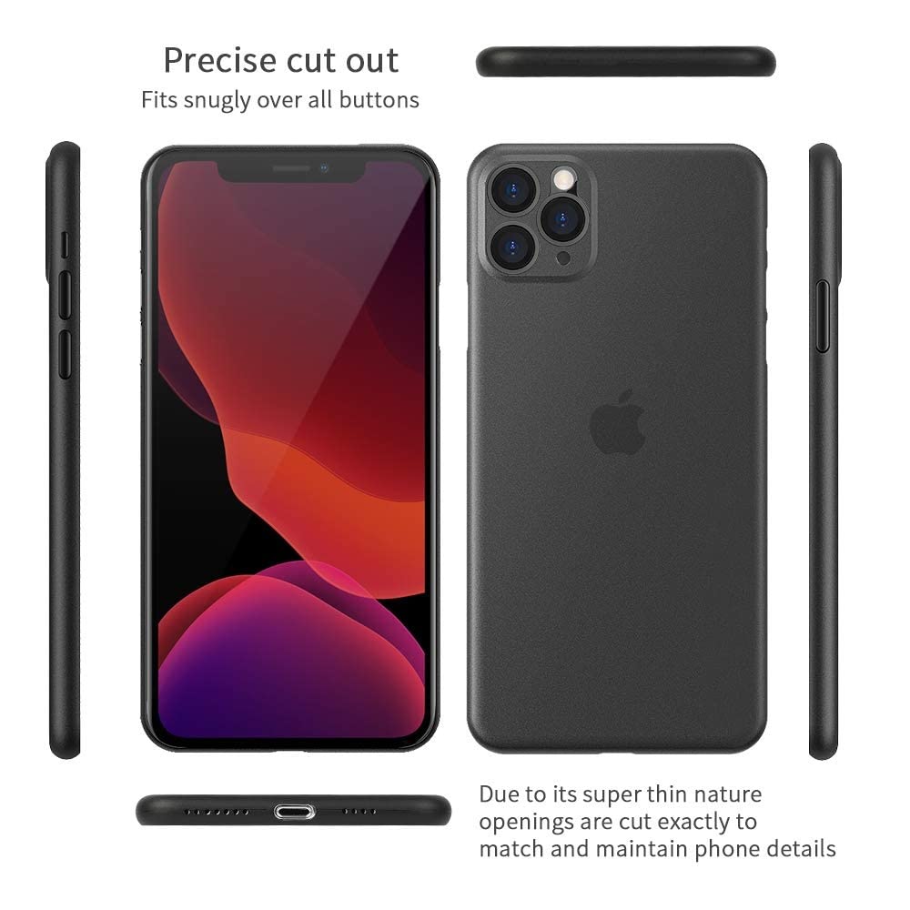 ExpressB® Super Thin Matte Finish Back Case Cover For iPhone 11 Pro Ma