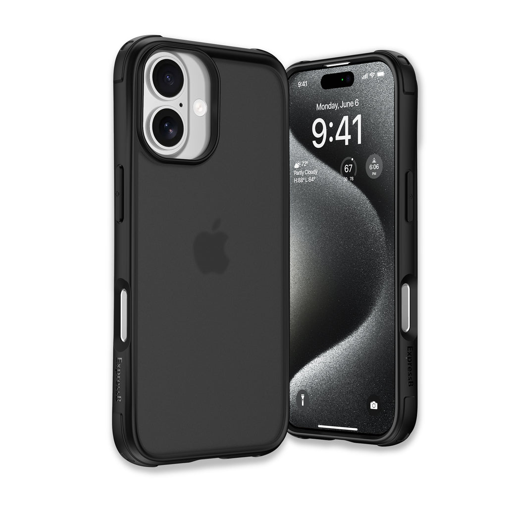 ExpressB® For iPhone 17 Case Matte Finish Shockproof Thinprotect iPhone 17 Back Cover with Matte Smooth Touch Back for iPhone 17 Cover