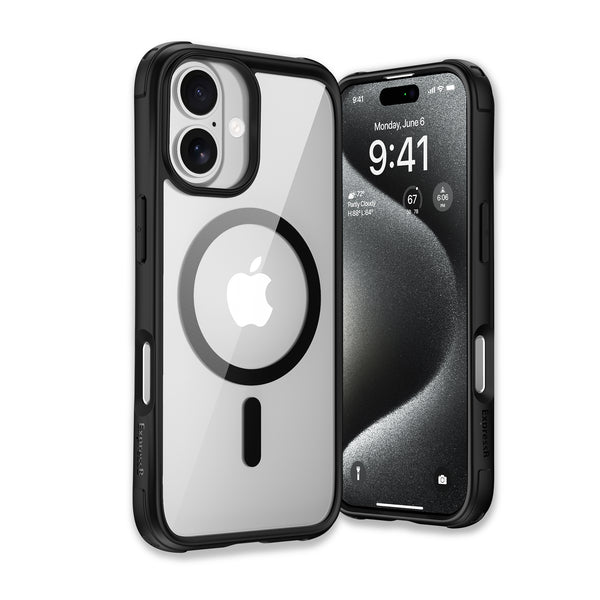 ExpressB® for Apple iPhone 17 Case Cover Back, Matte Sides Shockproof ThinProtect for Apple iPhone 17 Back Cover