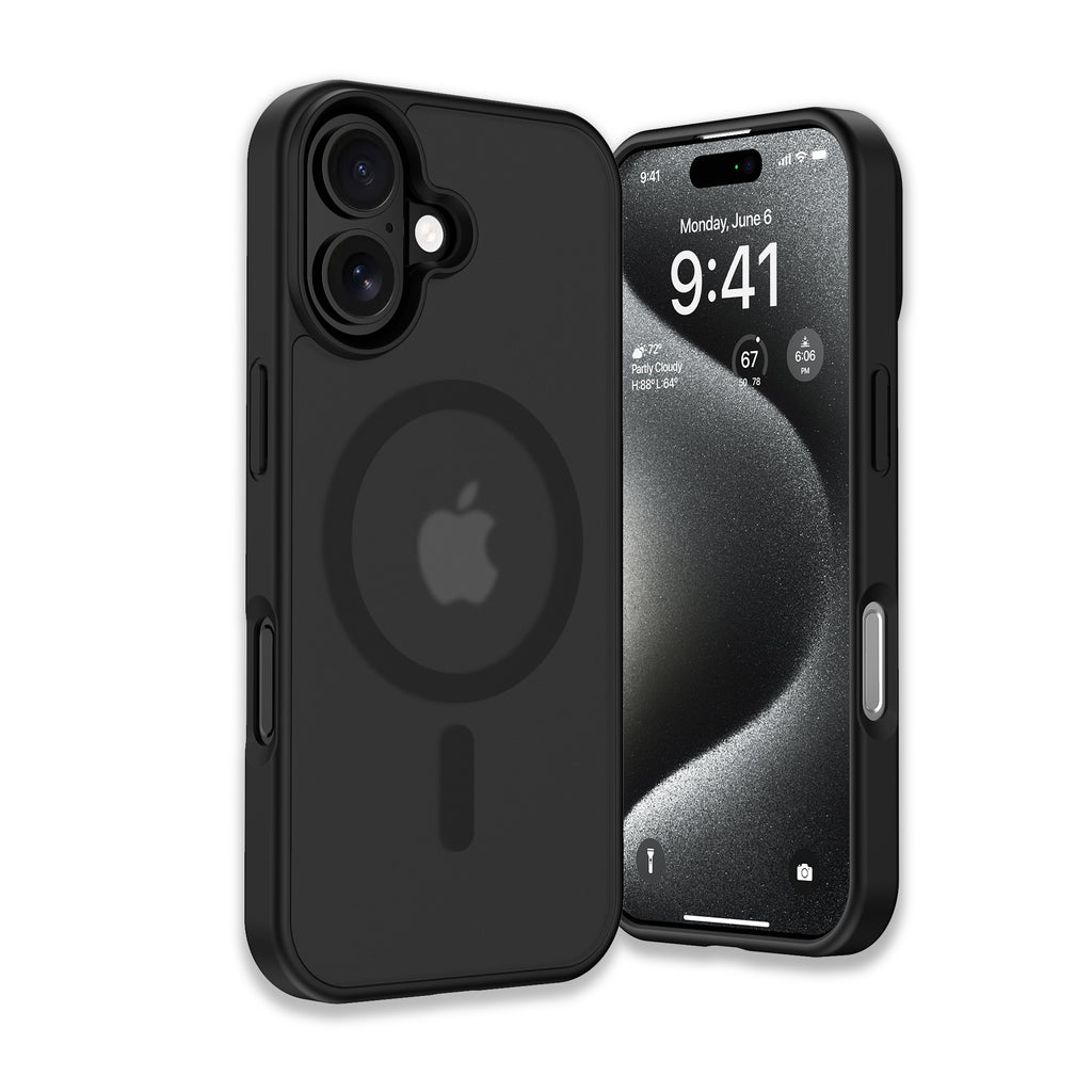 ExpressB® For iPhone 17 Back Cover Matte Finish Magnetic for Magsafe Matte Sides Smooth Touch Back Case for iPhone 17 Cover