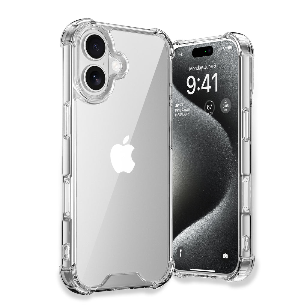 ExpressB® for iPhone 17 Case Cover | Anti-scratch | Soft Shockproof Cushion Corners Camera Protection Back Cover | Hard Transparent Back Cover Case for iPhone 17