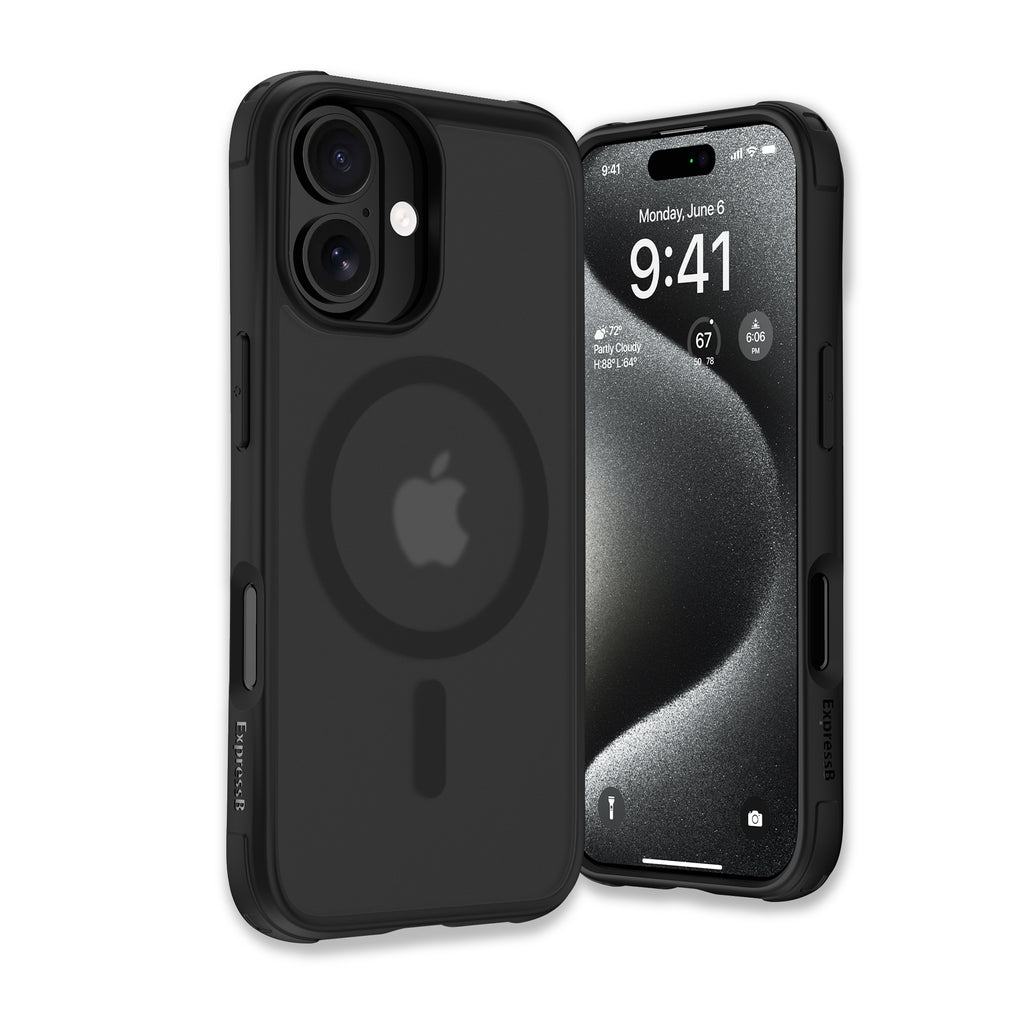 ExpressB® for Apple iPhone 17 Case Cover Back, Matte Sides Shockproof ThinProtect for Apple iPhone 17 Back Cover