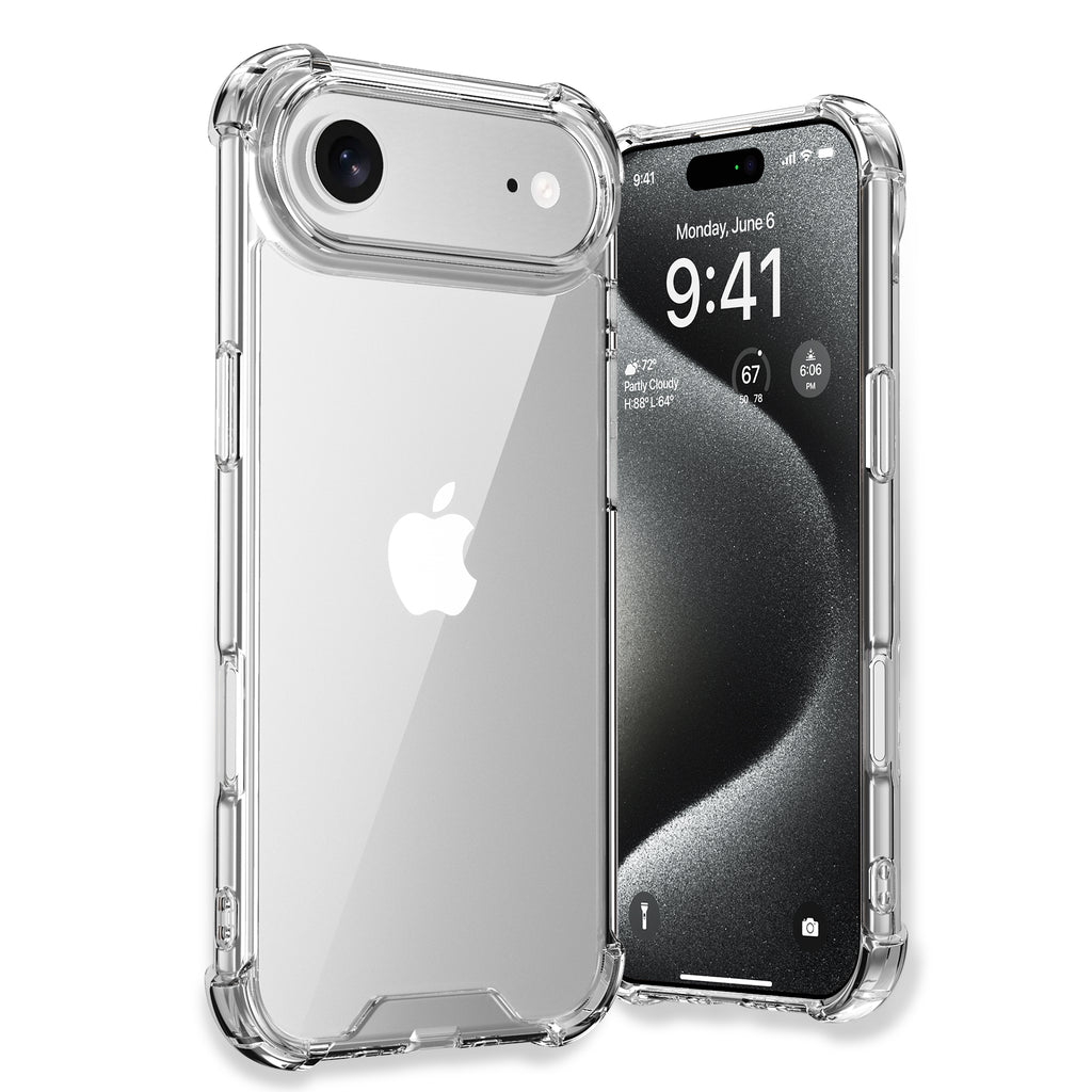 ExpressB® for iPhone AIR Case Cover |Anti-scratch | Soft Shockproof Cushion Corners Camera Protection Back Cover | Hard Transparent Back Cover Case for iPhone AIR