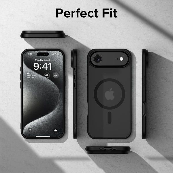 ExpressB® For iPhone Air Back Cover Matte Finish Magnetic for Magsafe Matte Sides Smooth Touch Back Case for iPhone Air Cover