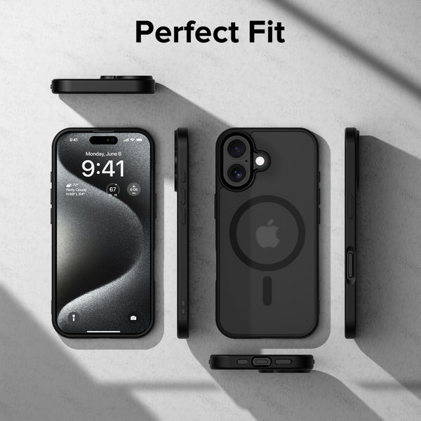 ExpressB® For iPhone 17 Back Cover Matte Finish Magnetic for Magsafe Matte Sides Smooth Touch Back Case for iPhone 17 Cover
