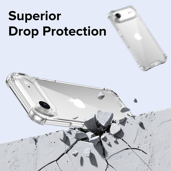 ExpressB® for iPhone AIR Case Cover |Anti-scratch | Soft Shockproof Cushion Corners Camera Protection Back Cover | Hard Transparent Back Cover Case for iPhone AIR